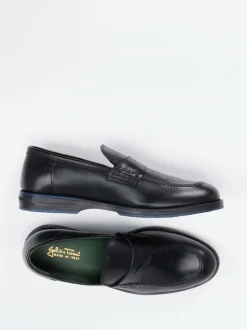 Galizio Torresi – Loafer aus Kalbleder Schwarz