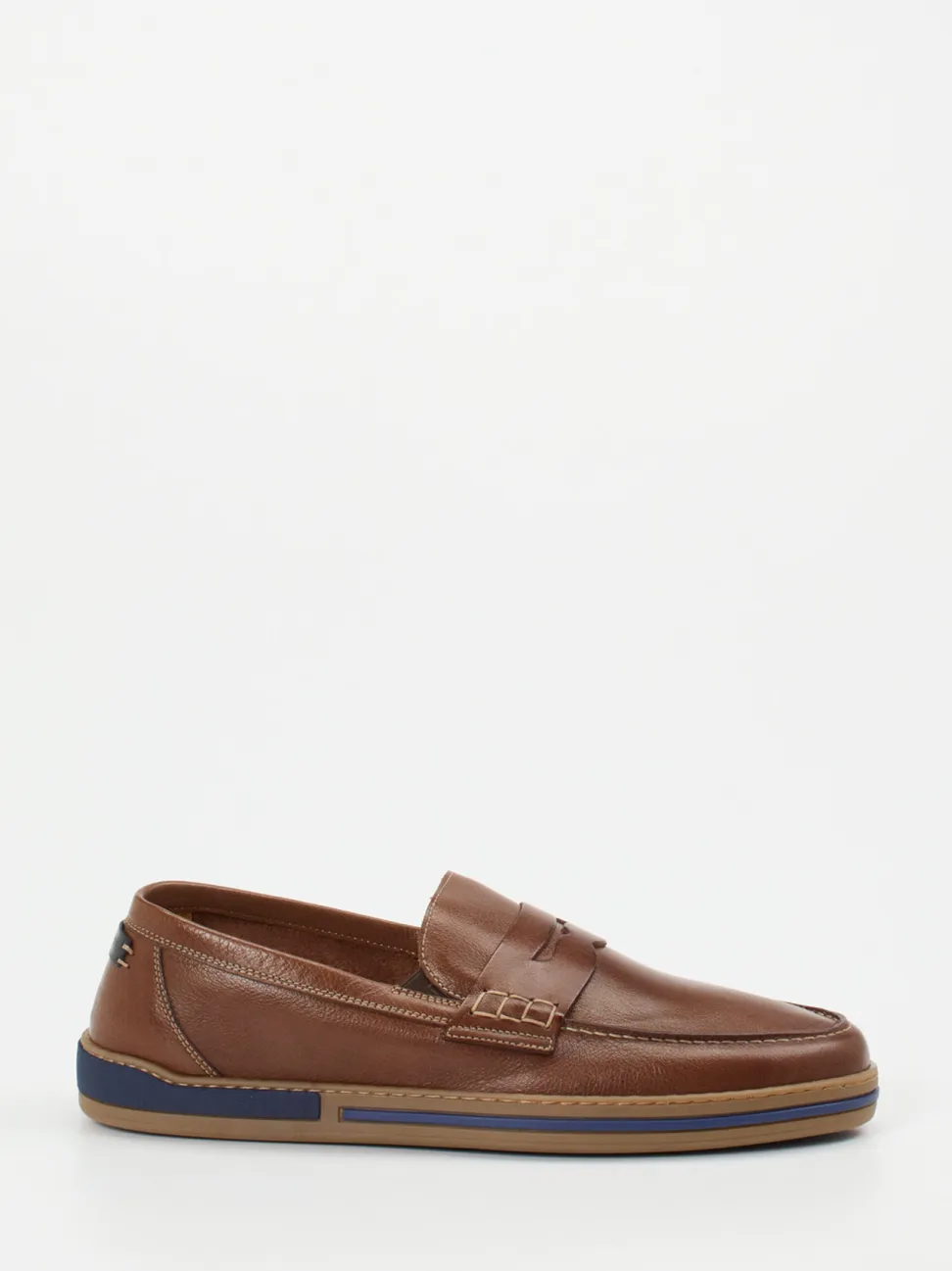 Galizio Torresi – Loafer aus Kalbleder mittelbraun