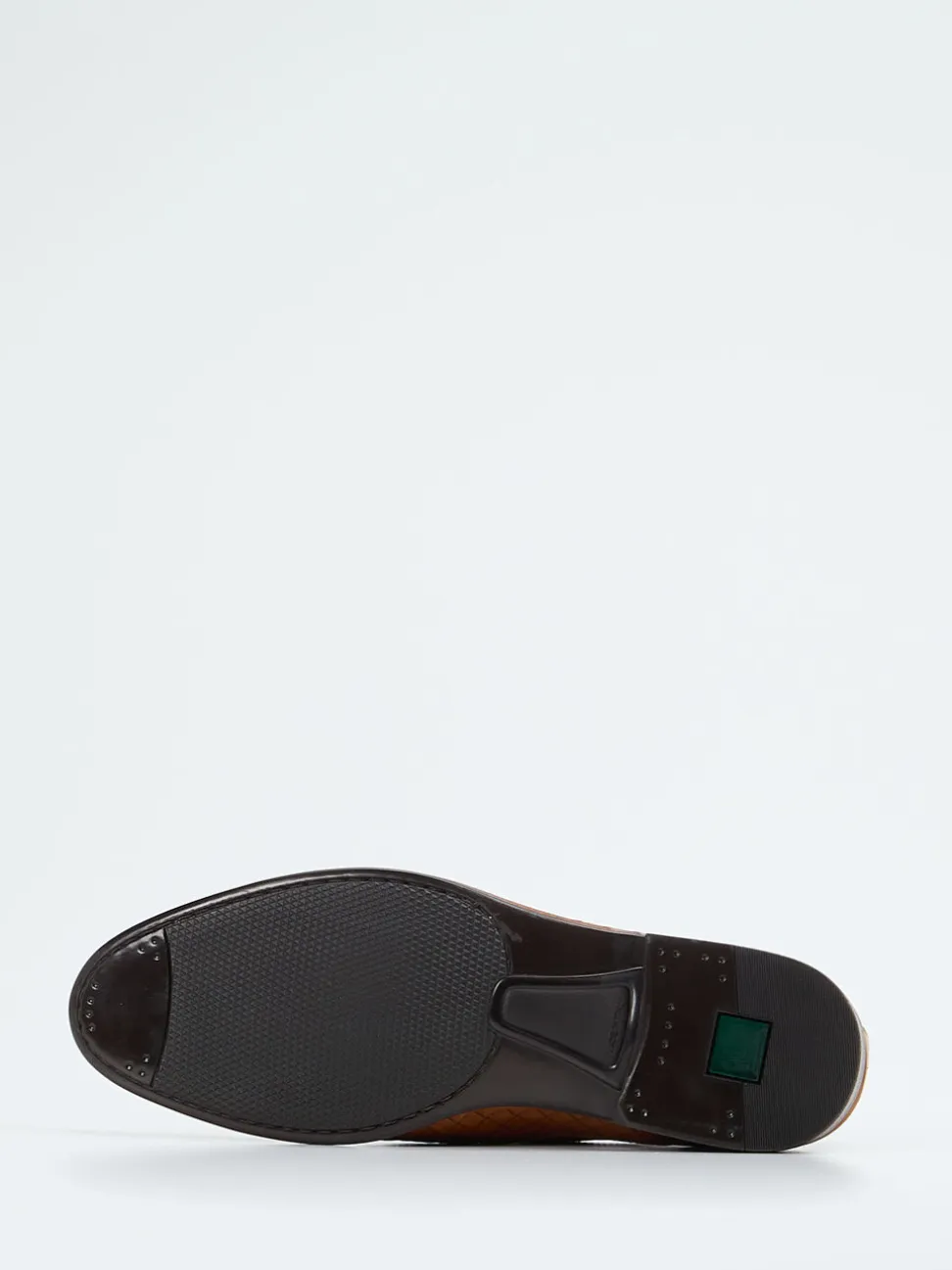 Galizio Torresi – Loafer aus geprägtem Leder Cognac