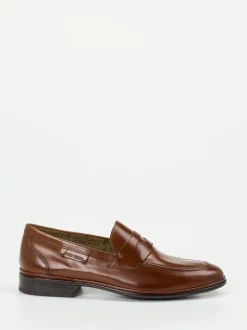 Galizio Torresi – Loafer aus Kalbleder in Braun