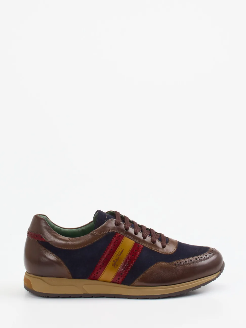 Galizio Torresi – Retro-Sneaker aus Velours- und Glattleder
