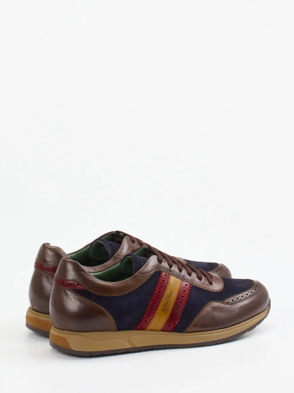 Galizio Torresi – Retro-Sneaker aus Velours- und Glattleder