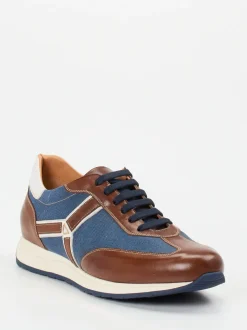 Galizio Torresi – Retro-Sneaker aus Kalbleder und Canvas