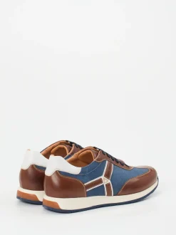 Galizio Torresi – Retro-Sneaker aus Kalbleder und Canvas