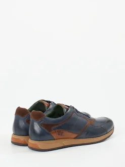 Galizio Torresi – Retro-Sneaker aus Kalbleder Dunkelblau