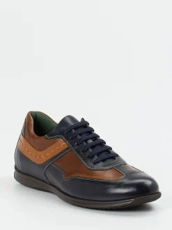 Galizio Torresi – Schnürschuh aus Kalbleder Dunkelblau