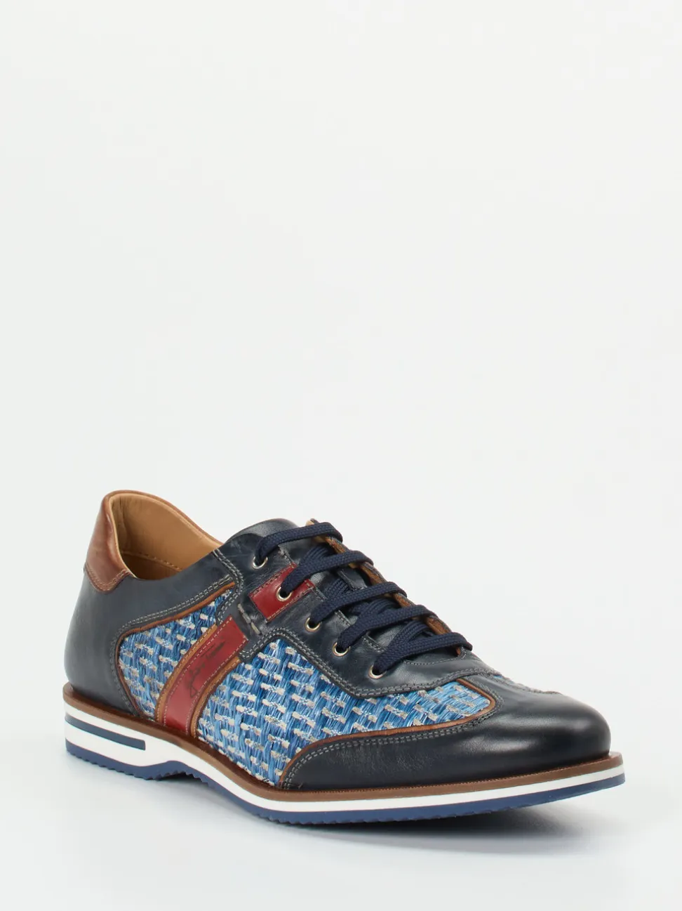 Galizio Torresi – Schnürschuh aus Kalbleder und Textil