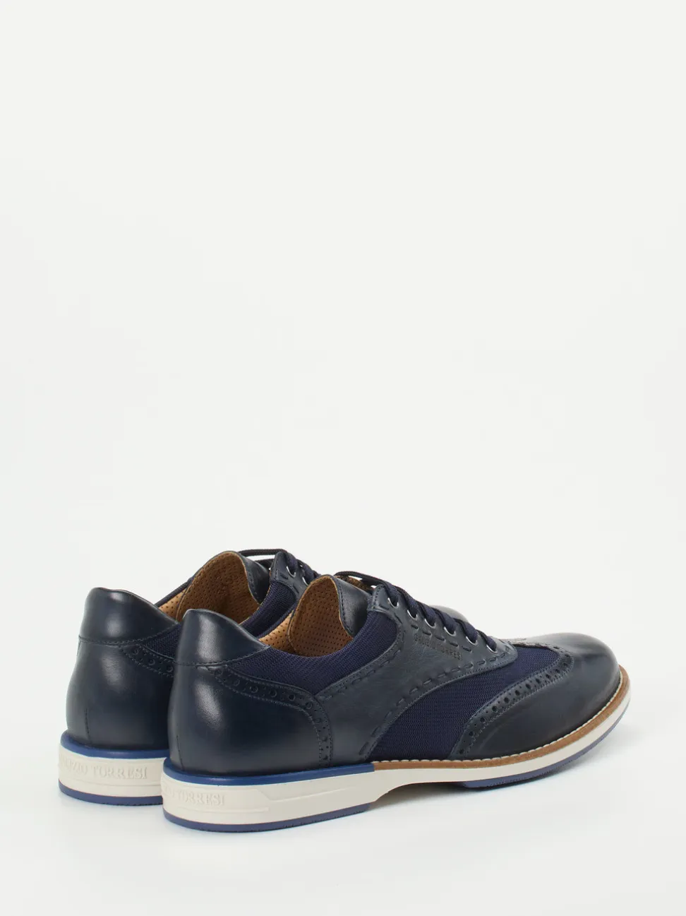Galizio Torresi – Schnürschuh aus Kalbleder Dunkelblau