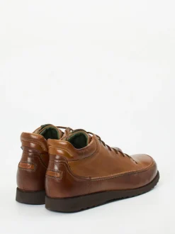 Galizio Torresi – Schnürschuh aus Kalbleder cognacbraun