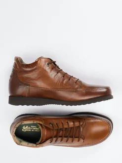 Galizio Torresi – Schnürschuh aus Kalbleder cognacbraun