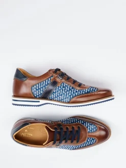 Galizio Torresi – Schnürschuh aus Kalbleder cognac