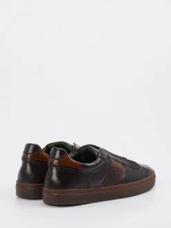 Galizio Torresi – Slip-On Sneaker aus Kalbleder Braun