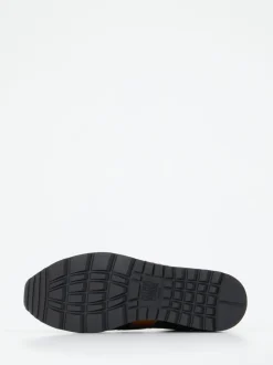 Galizio Torresi – Slip-On Sneaker aus Kalbleder Schwarz