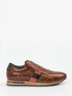 Galizio Torresi – Slip-On-Sneaker aus Kalbleder braun