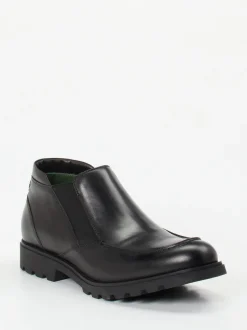 Galizio Torresi – Slip-On-Stiefeletten aus Kalbleder schwarz