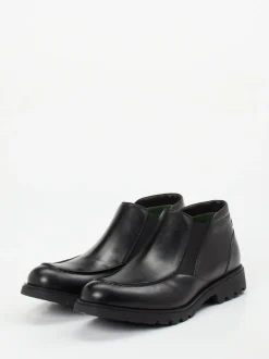 Galizio Torresi – Slip-On-Stiefeletten aus Kalbleder schwarz