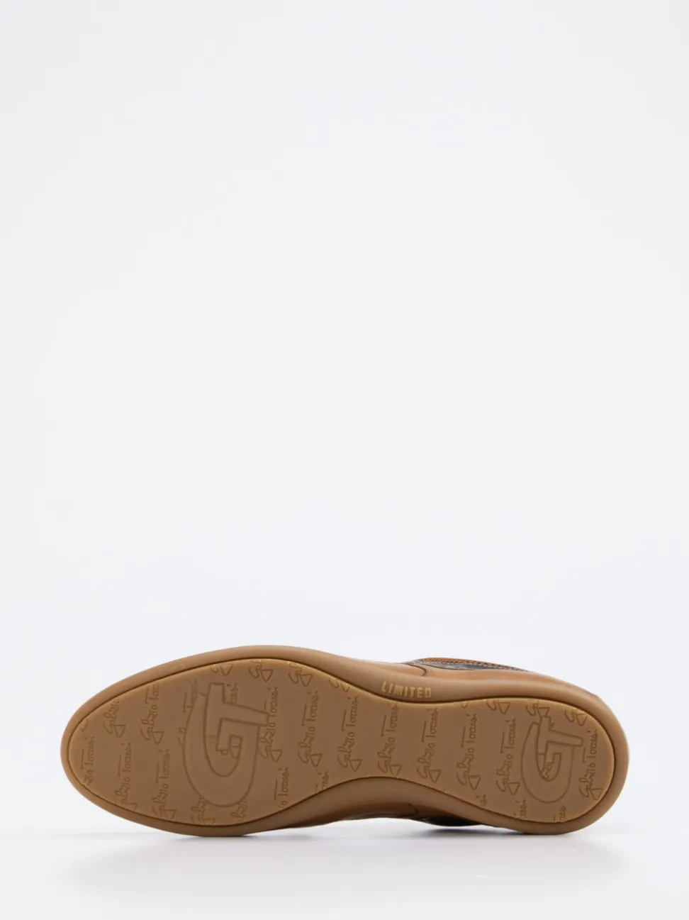 Galizio Torresi – Slipper aus Kalbleder cognacbraun