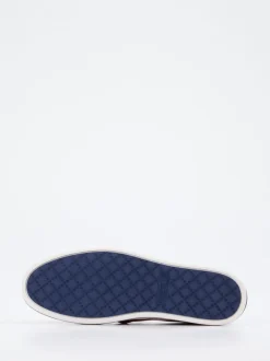 Galizio Torresi – Slipper aus geprägtem Leder in Rot