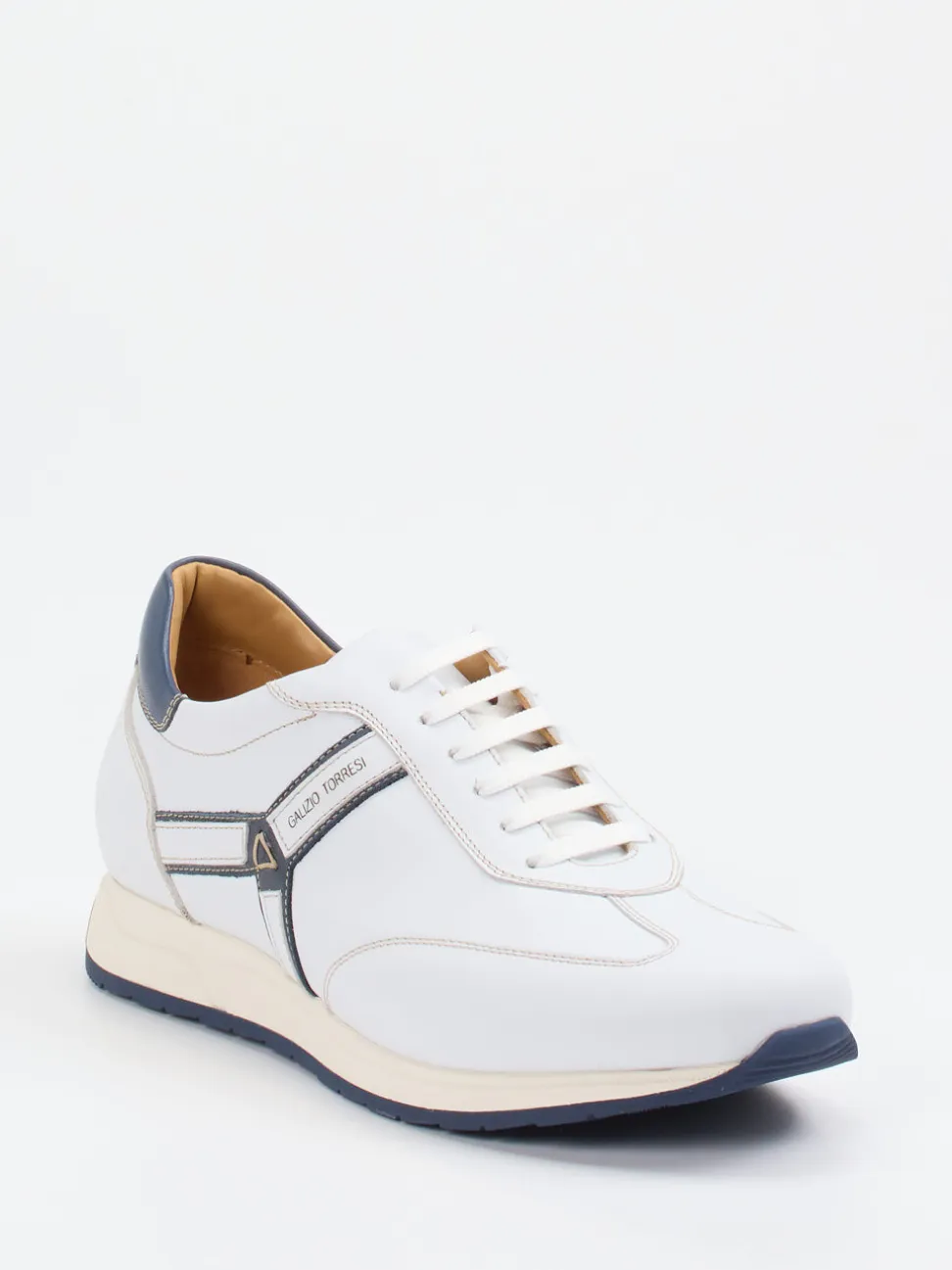 Galizio Torresi – Sneaker aus Kalbleder Weiß