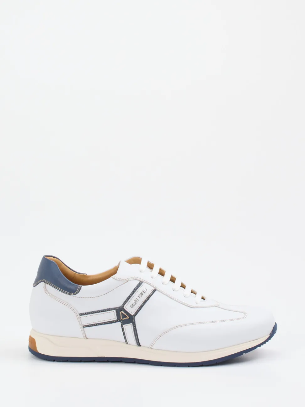 Galizio Torresi – Sneaker aus Kalbleder Weiß
