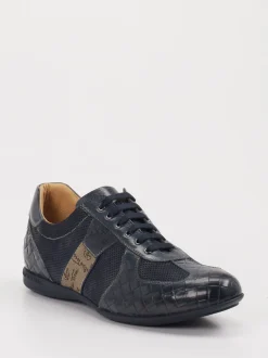 Galizio Torresi – Sneaker aus Kalbleder Dunkelblau