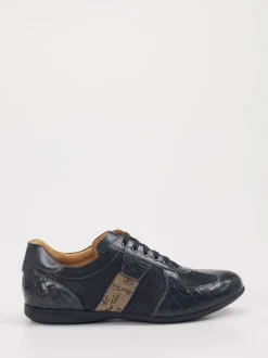 Galizio Torresi – Sneaker aus Kalbleder Dunkelblau