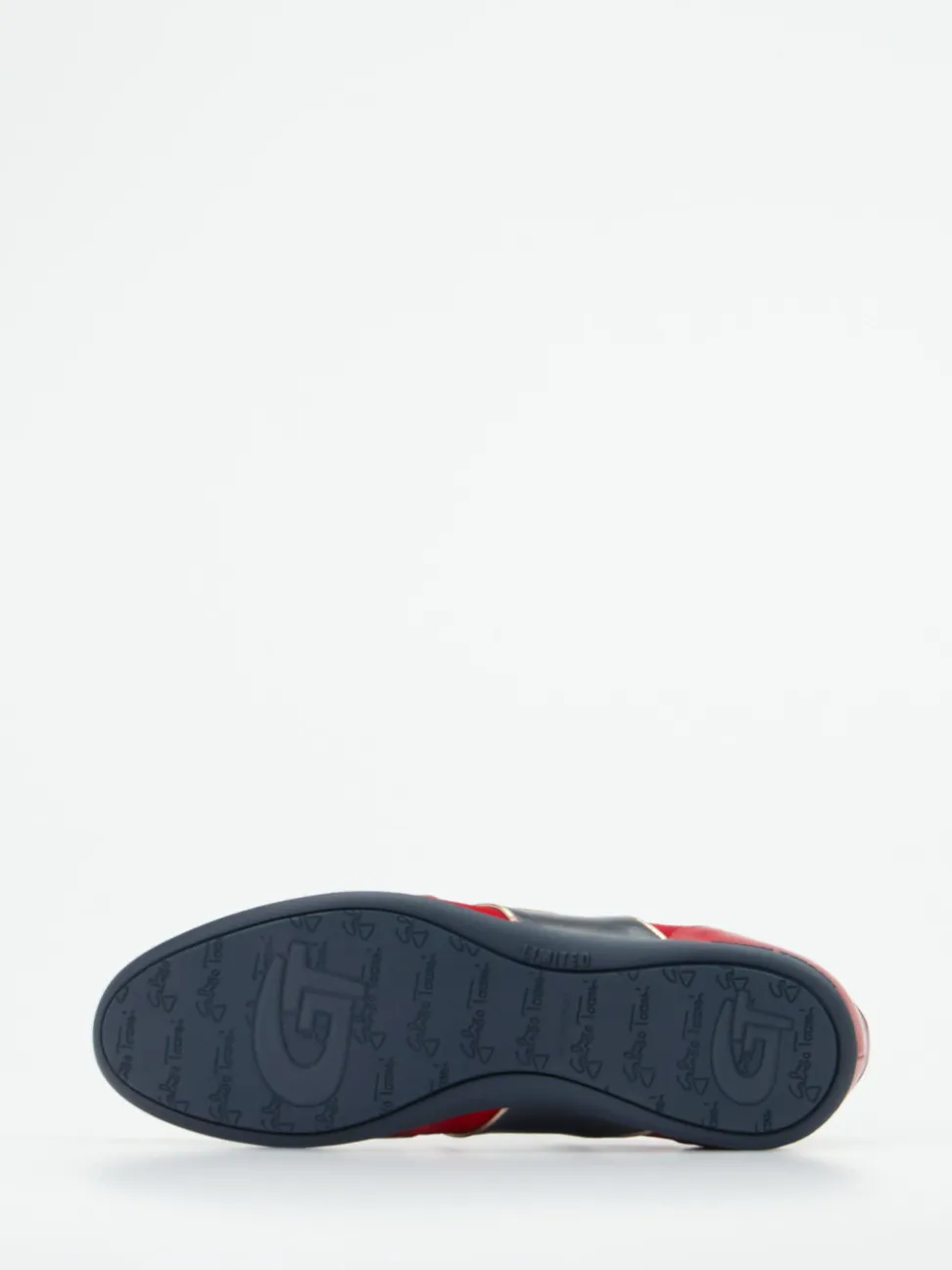 Galizio Torresi – Sneaker aus Kalbleder in Rot-Gold