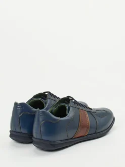 Galizio Torresi – Sneaker aus Kalbleder Dunkelblau