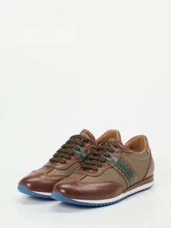 Galizio Torresi – Sneaker aus Kalbleder in Braun