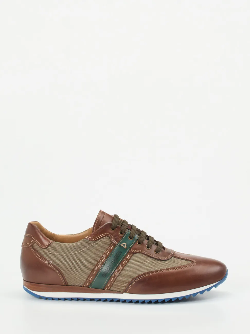 Galizio Torresi – Sneaker aus Kalbleder in Braun