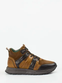 Galizio Torresi – Sneaker aus Veloursleder braun