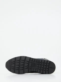 Galizio Torresi – Sneaker aus geprägtem Leder dunkelblau
