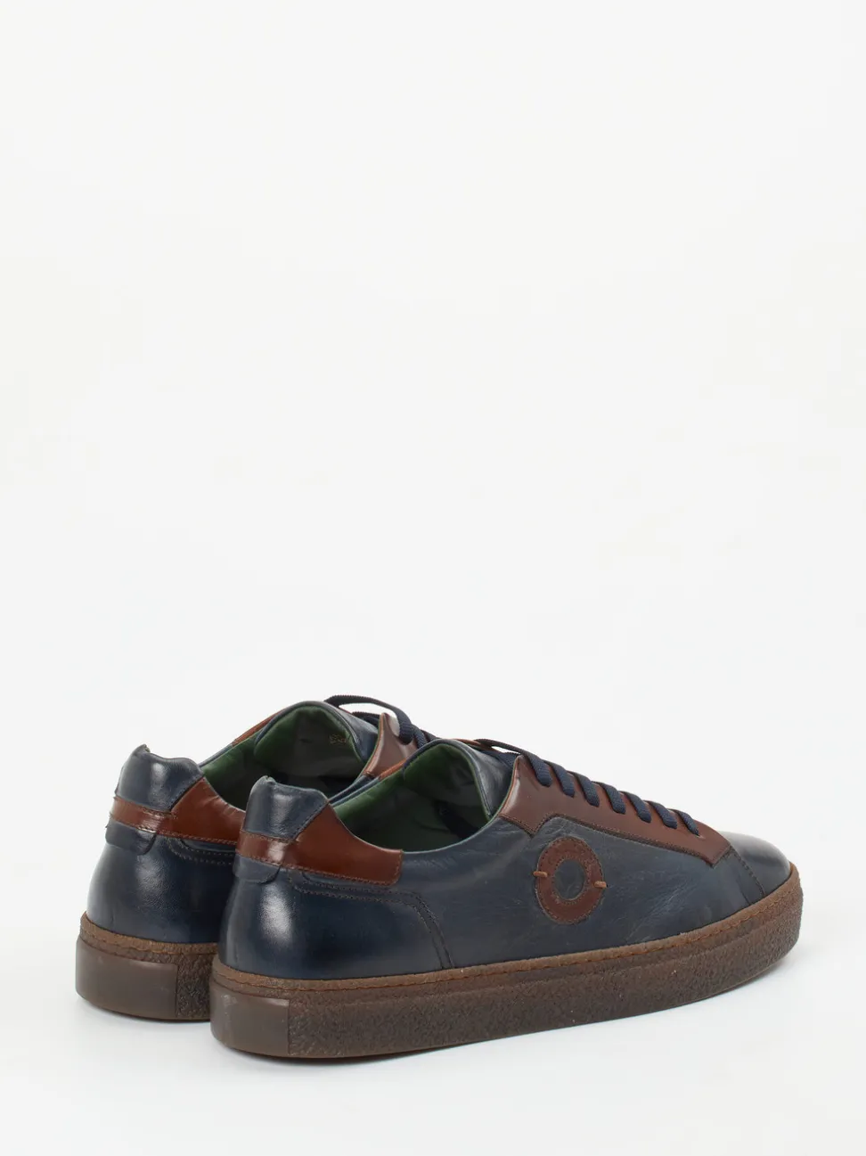 Galizio Torresi – Sneaker aus Kalbleder in Dunkelblau
