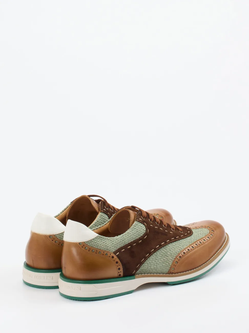 Galizio Torresi – Sneaker aus Leder Cognacbraun