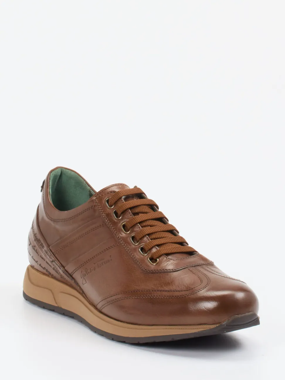 Galizio Torresi – Sneaker aus Kalbleder in Braun