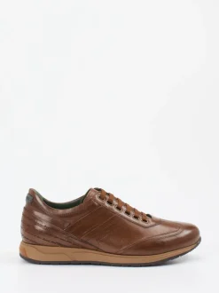 Galizio Torresi – Sneaker aus Kalbleder in Braun