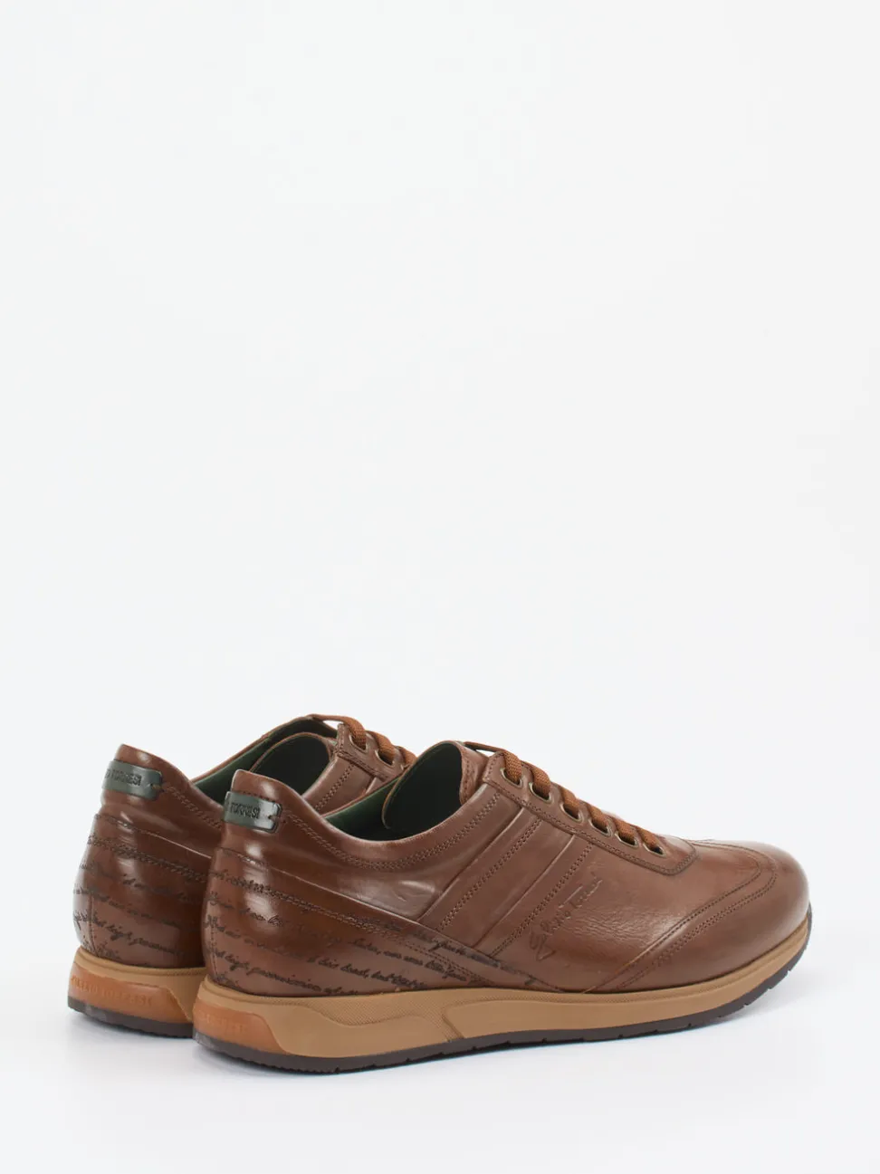 Galizio Torresi – Sneaker aus Kalbleder in Braun