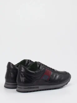 Galizio Torresi – Sneaker aus Kalbleder schwarz
