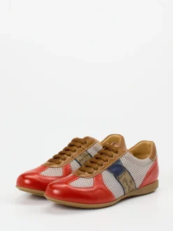 Galizio Torresi – Sneaker aus Kalbleder in Rot