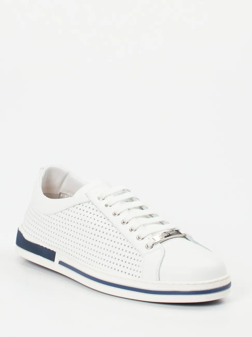 Galizio Torresi – Sneaker aus Kalbleder Weiß