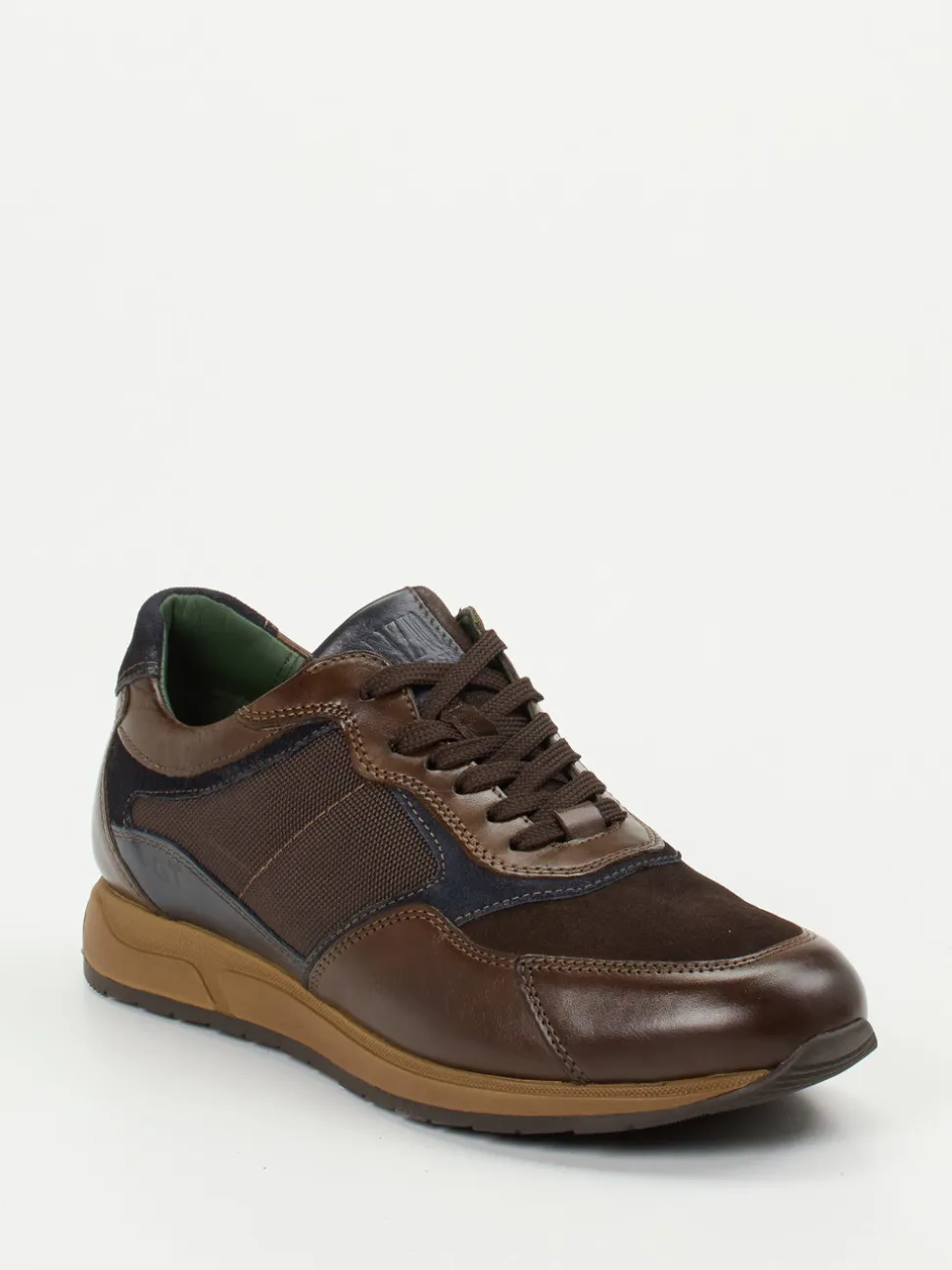 Galizio Torresi – Sneaker aus Veloursleder Dunkelbraun