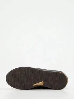 Galizio Torresi – Sneaker aus Veloursleder Dunkelbraun