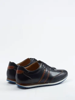 Galizio Torresi – Sneaker aus Kalbleder Dunkelblau