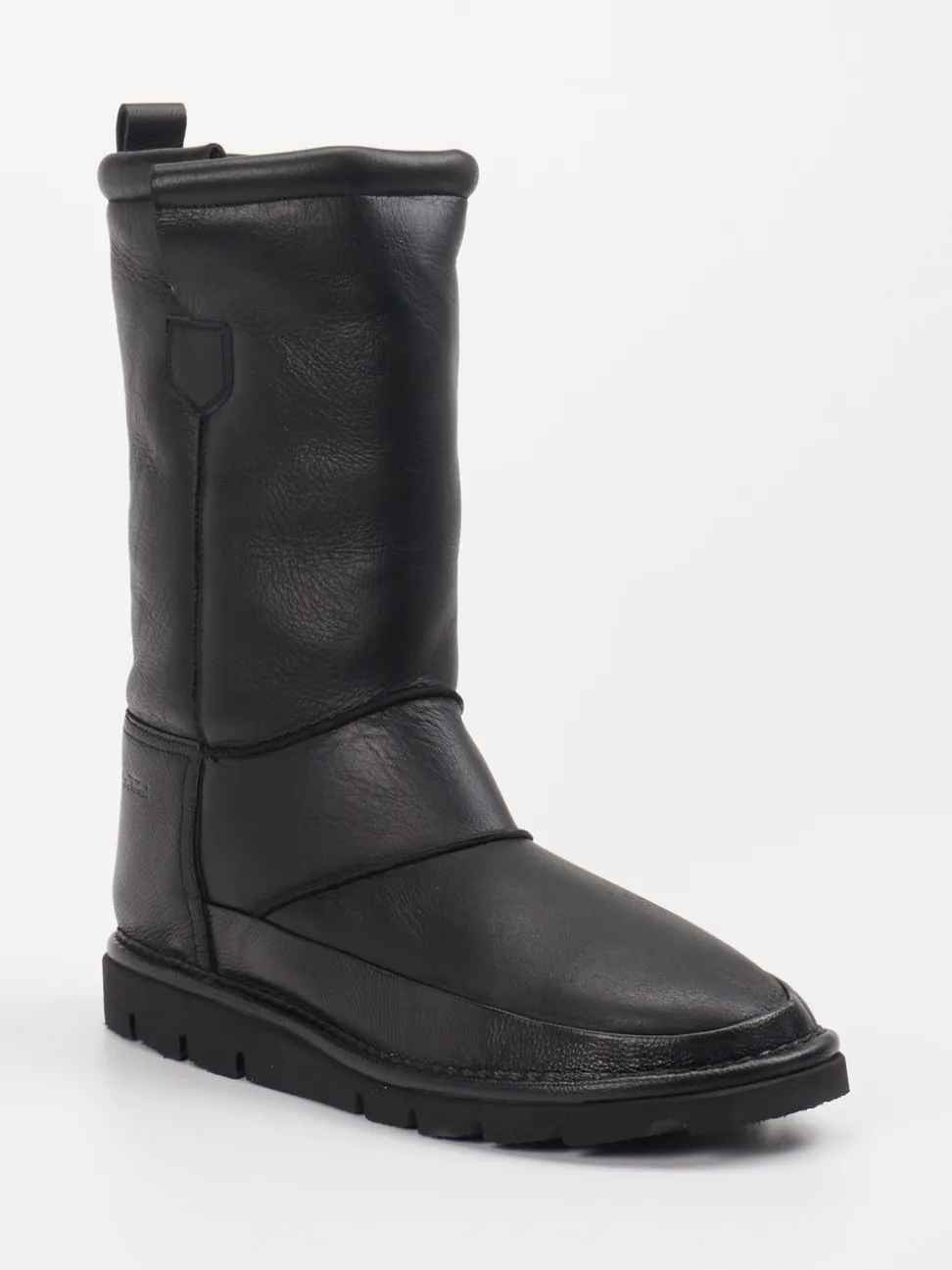 Galizio Torresi – Winterstiefel aus Leder schwarz