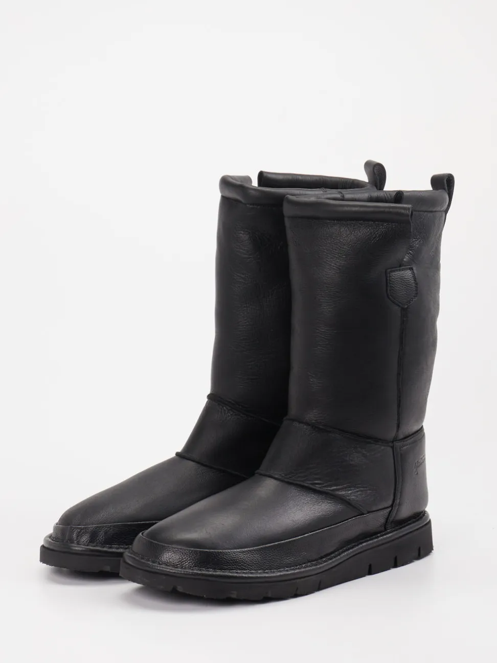 Galizio Torresi – Winterstiefel aus Leder schwarz