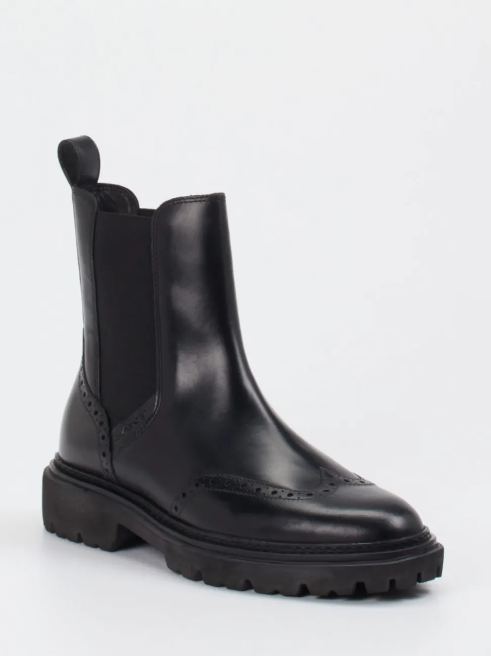 Gant – Chelsea Boots aus Kalbleder Schwarz