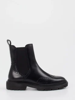 Gant – Chelsea Boots aus Kalbleder Schwarz