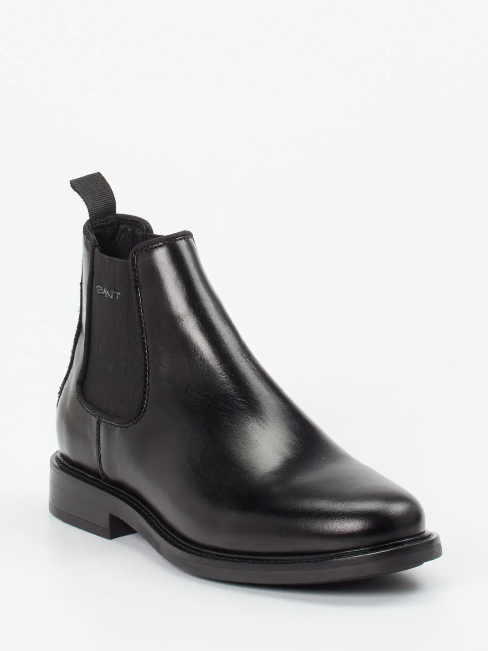 Gant – Chelsea Boots aus Kalbleder schwarz