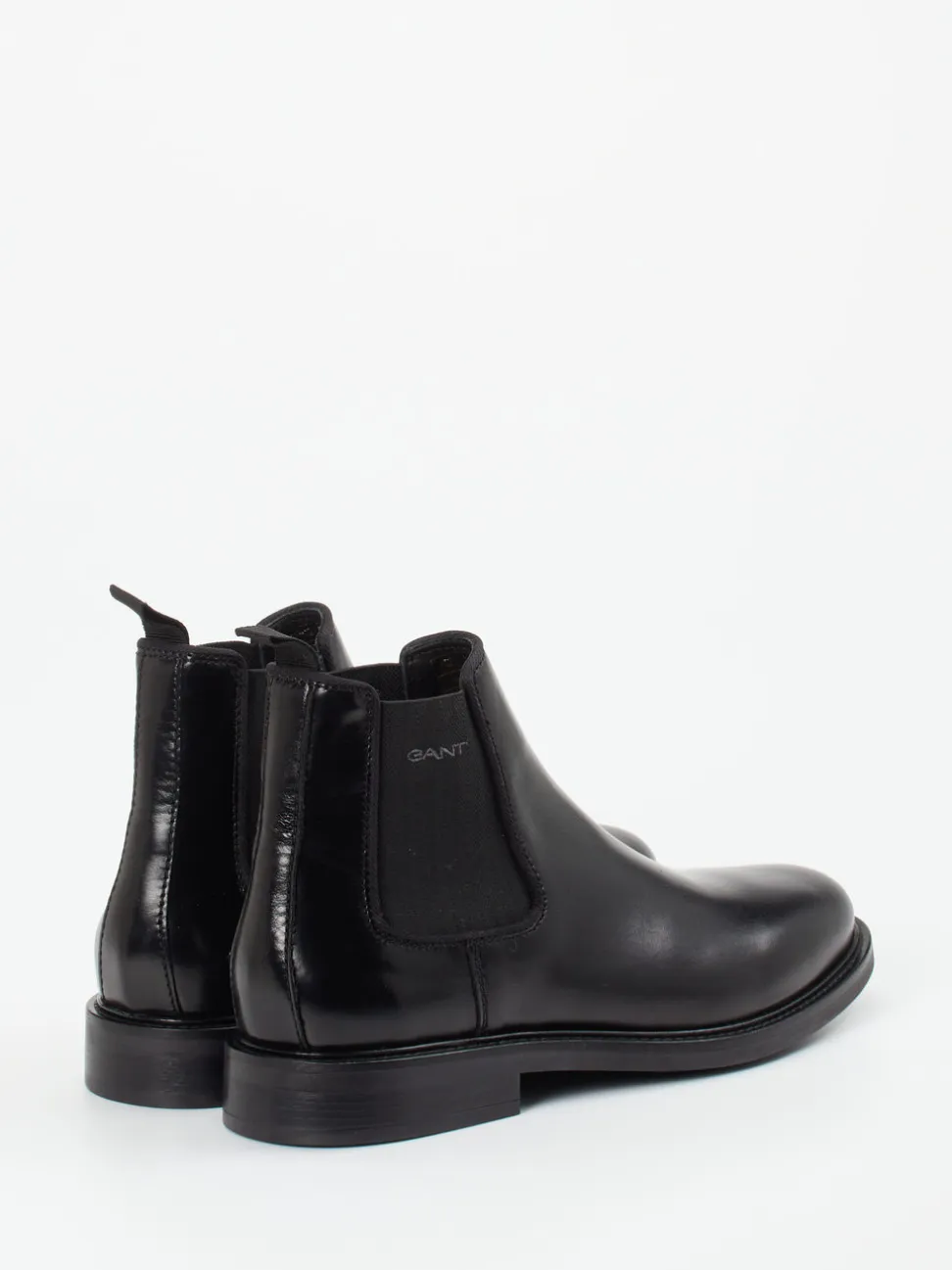 Gant – Chelsea Boots aus Kalbleder schwarz