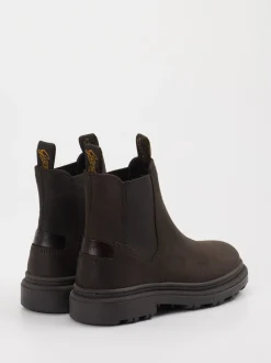 Gant – Chelsea Boots aus Leder in Dunkelbraun